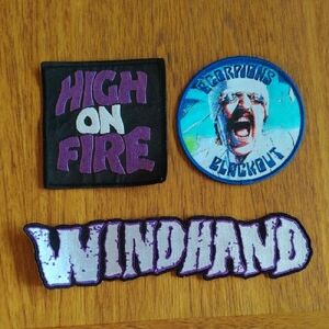 3pc Set - Metal Band Patches